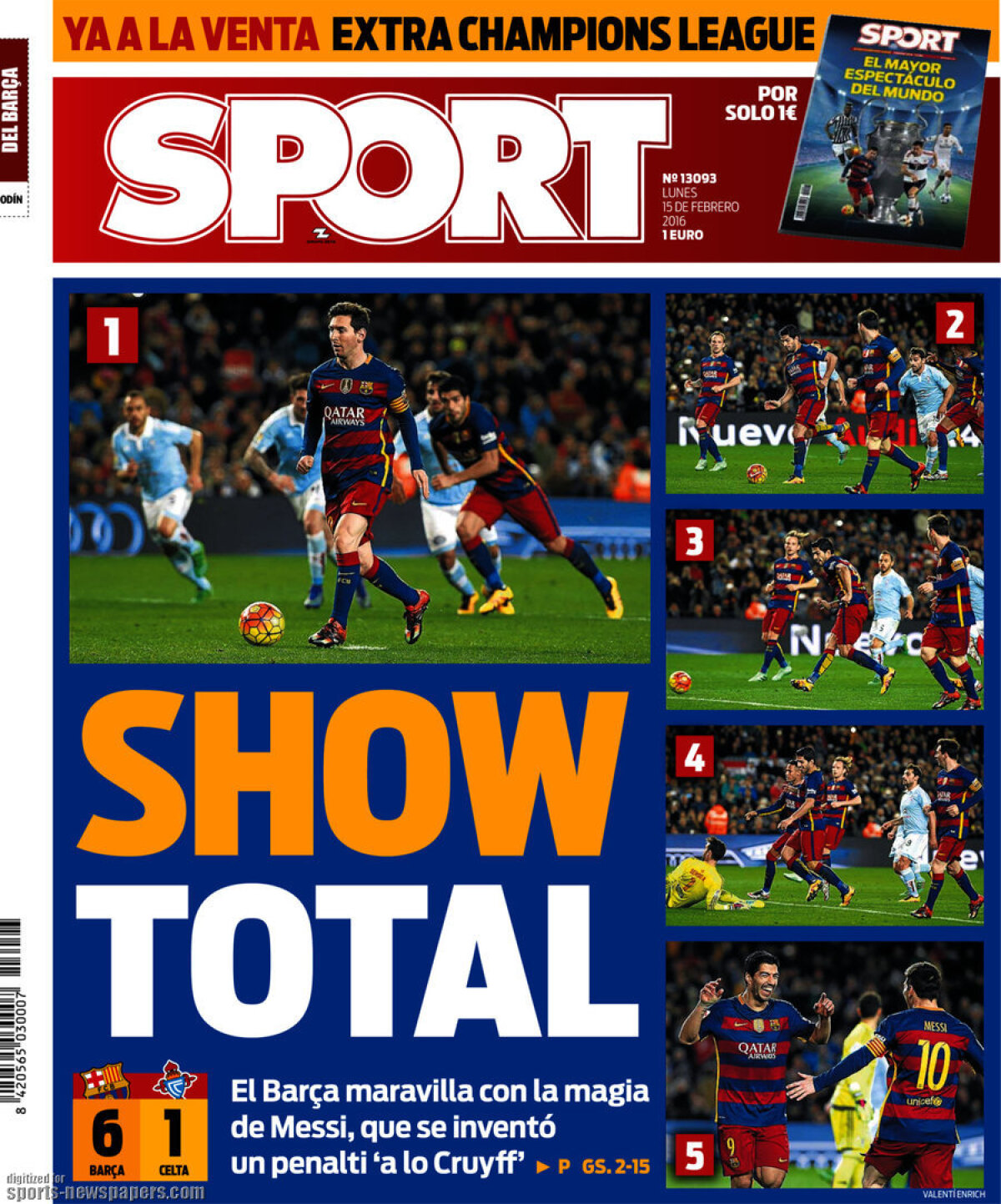 Ce scriu azi ziarele de sport din lume (15 februarie 2016)