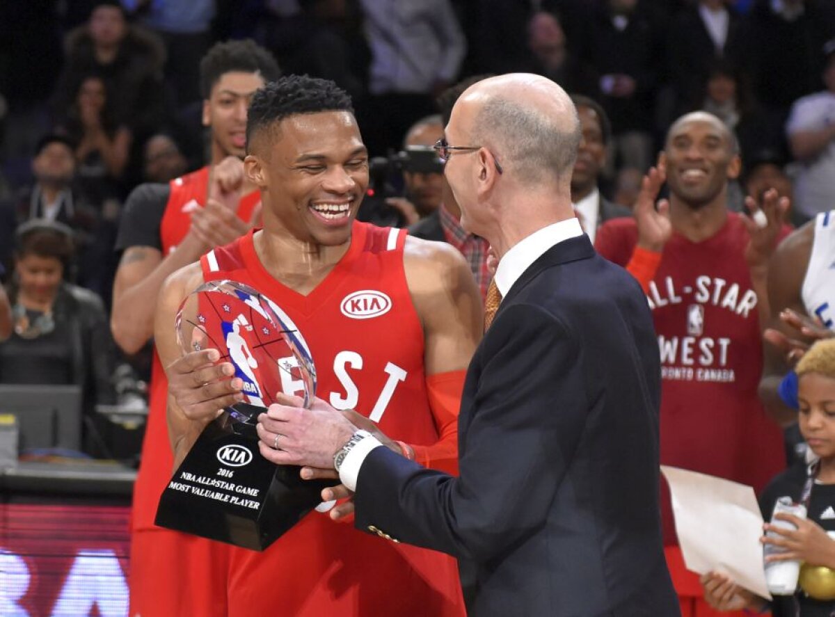 GALERIE FOTO Spectacol total în NBA » Vestul a  triumfat categoric în All Star Game! MVP surpriză care a intrat în istorie