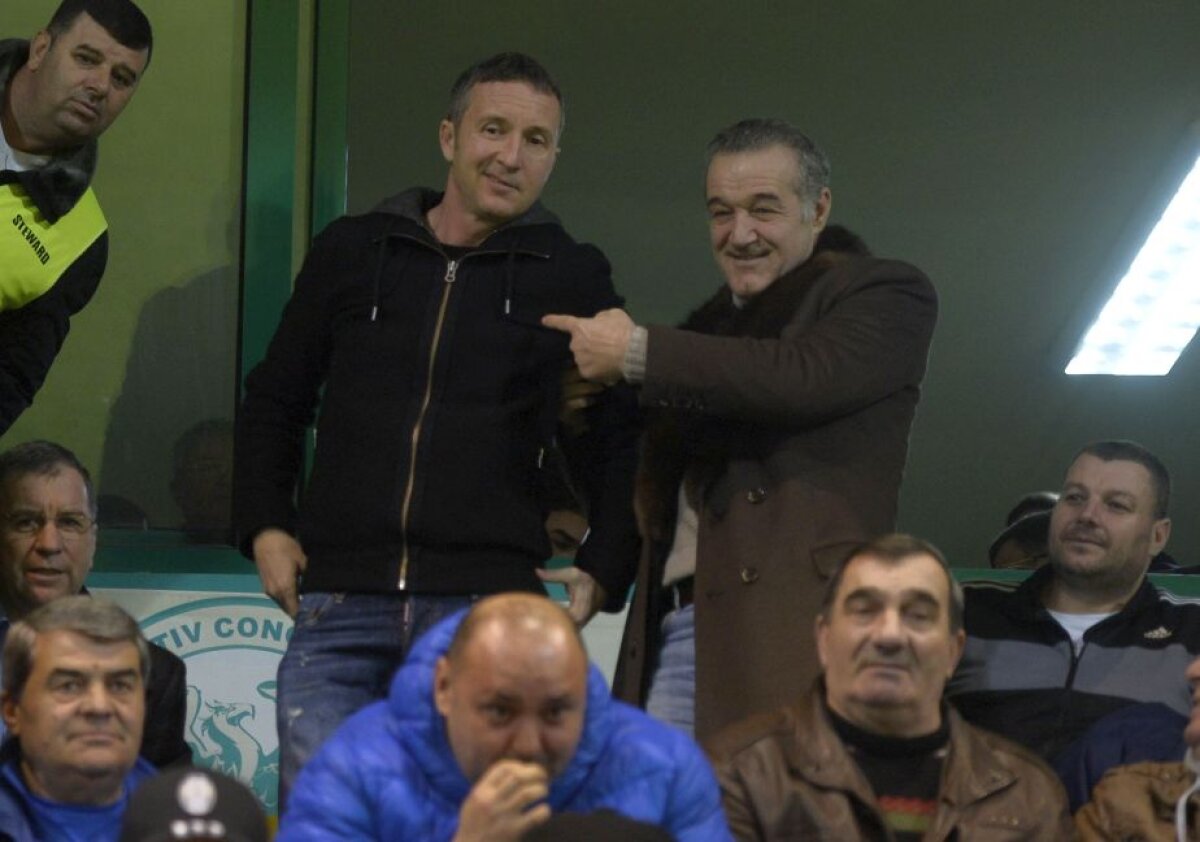 FOTO MM și-a făcut apariția în tribune la Chiajna, alături de Becali, și a fost aplaudat la scenă deschisă