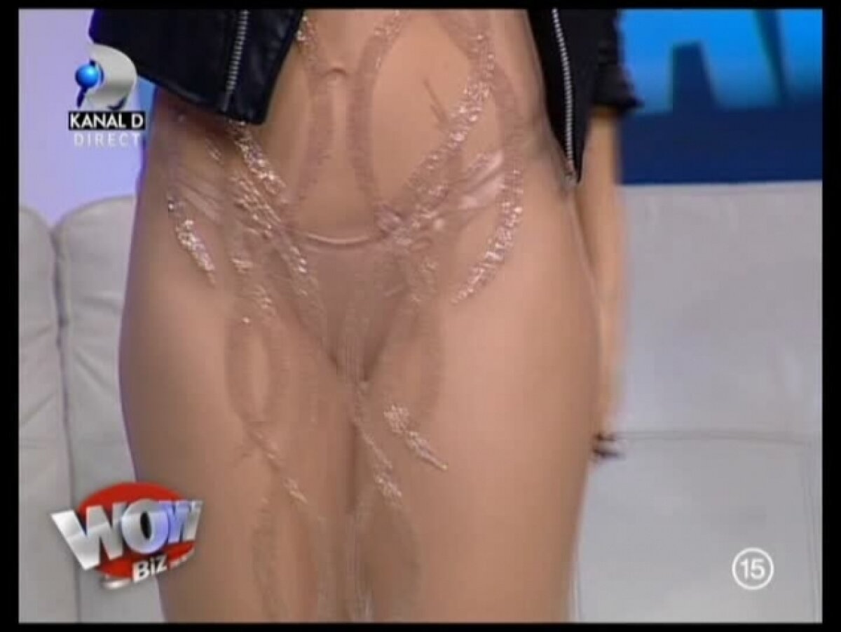 FOTO Corina, apariție HOT într-o emisiune TV! A lăsat să se vadă tot și a aprins imaginația bărbaților