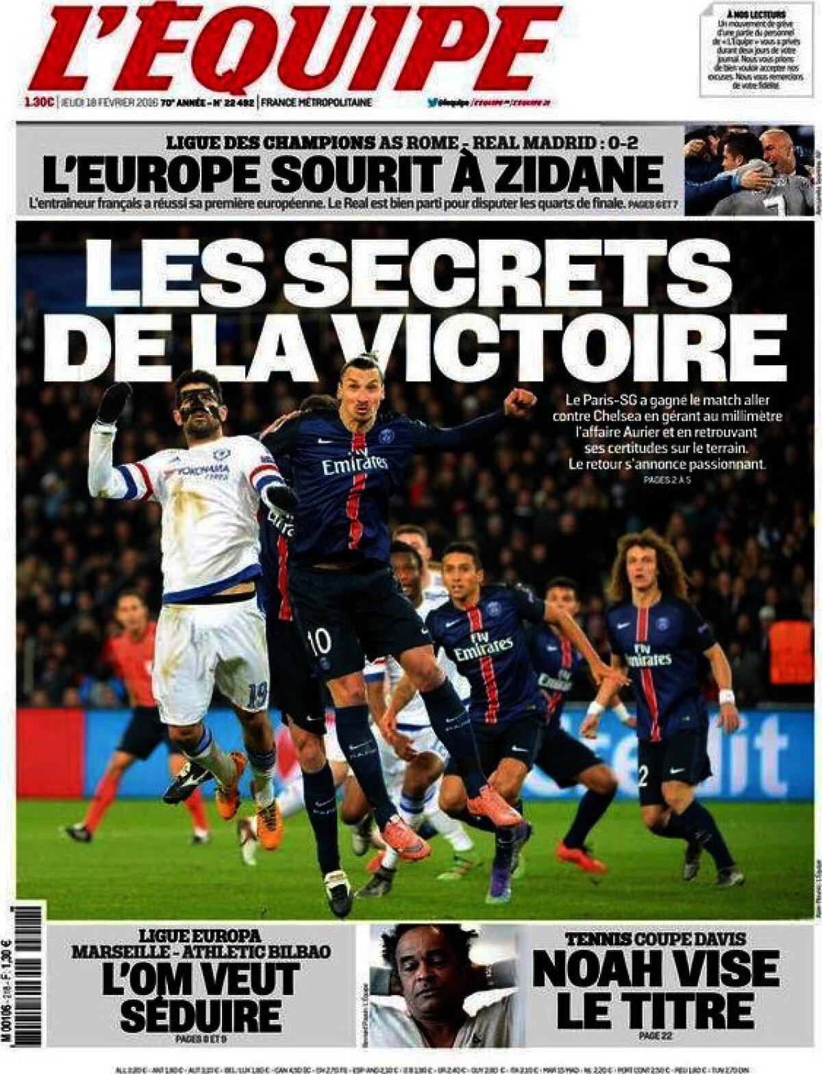 Ce scriu azi ziarele de sport din lume (18 februarie 2016)