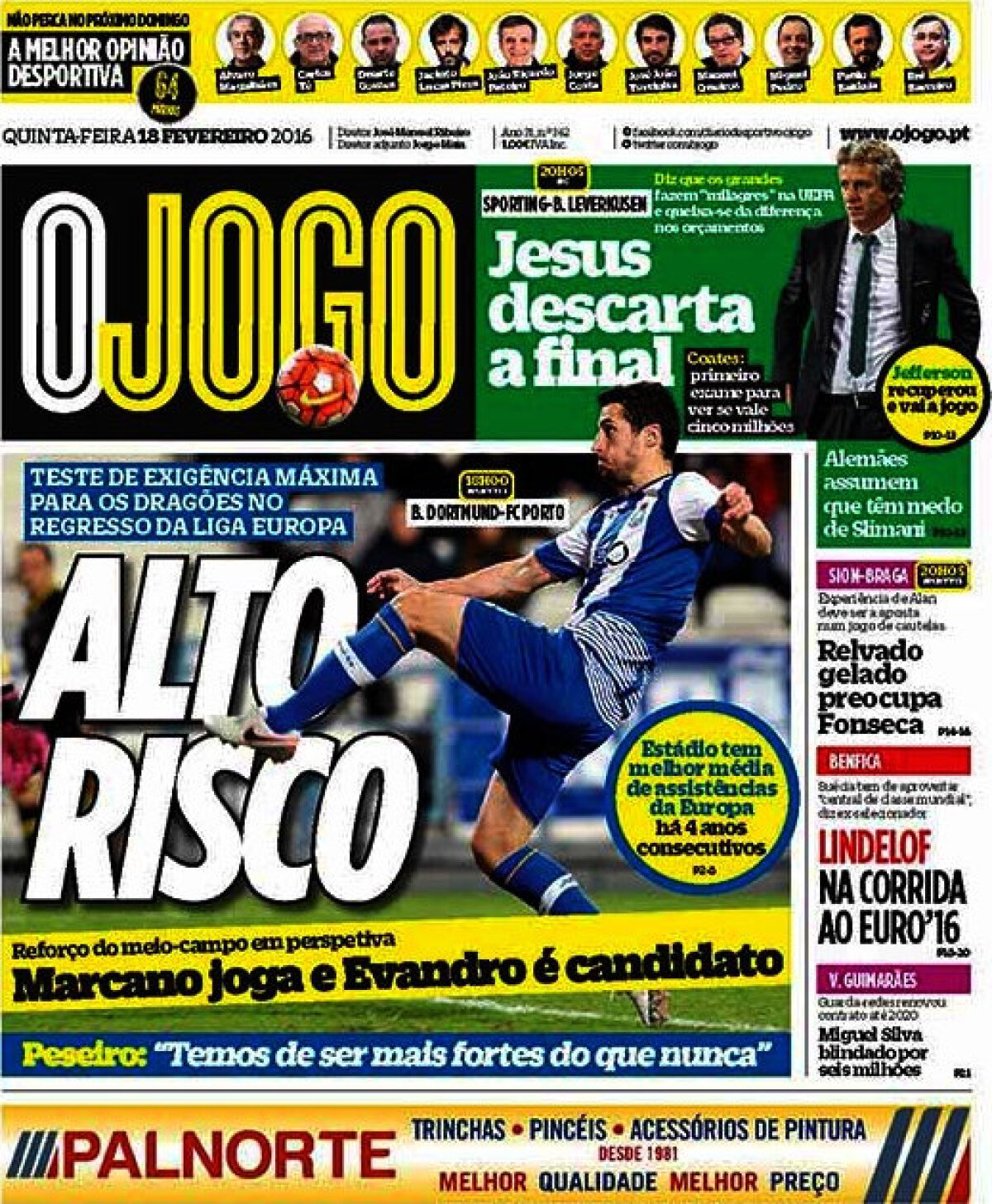 Ce scriu azi ziarele de sport din lume (18 februarie 2016)