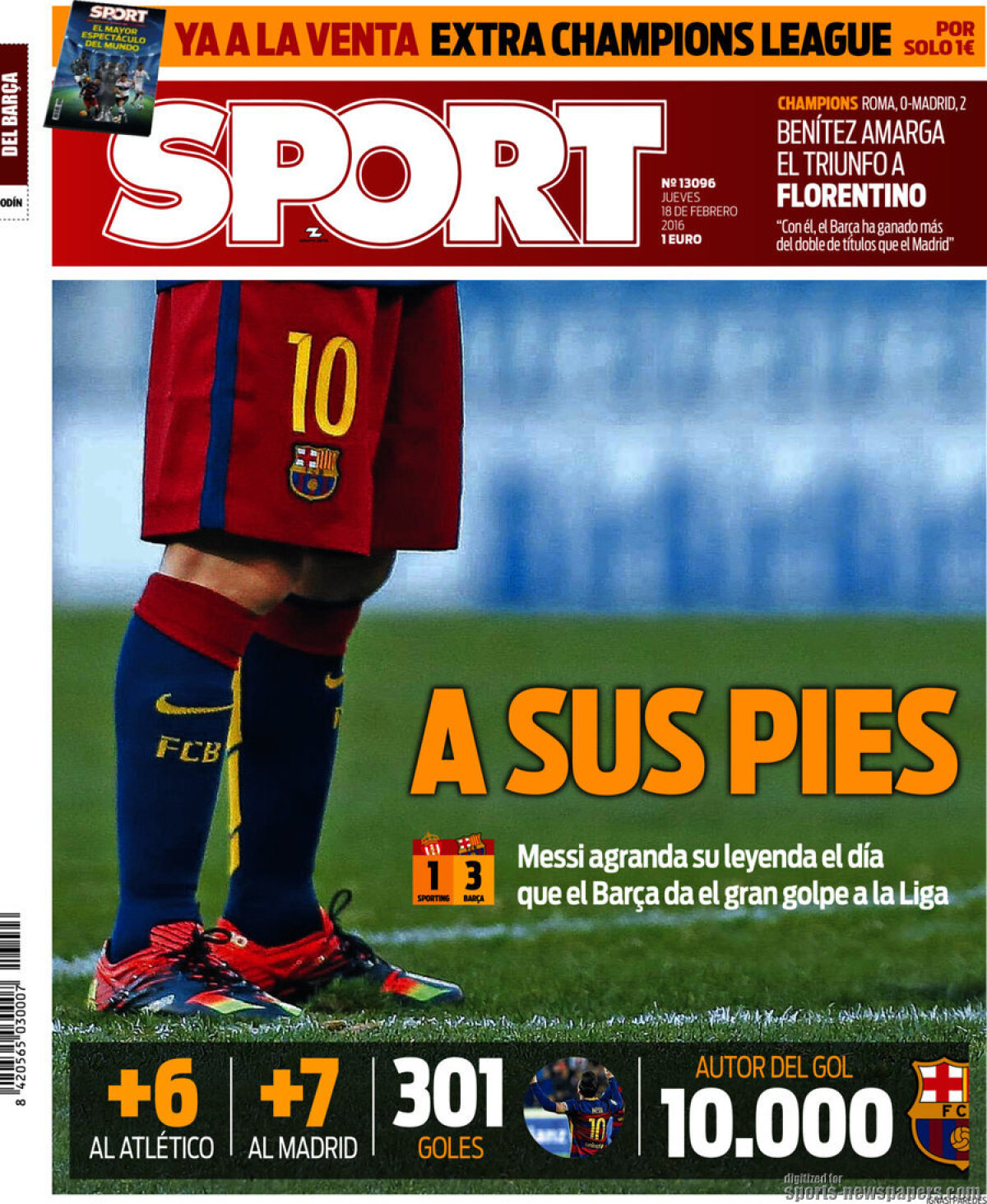 Ce scriu azi ziarele de sport din lume (18 februarie 2016)