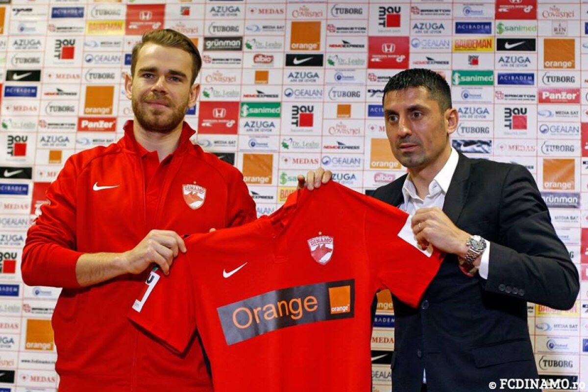 GALERIE FOTO Eric Bicfalvi a fost prezentat la Dinamo! Ce nume și-a scris pe tricou și numărul pe care și l-a ales