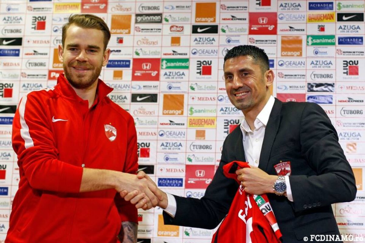 GALERIE FOTO Eric Bicfalvi a fost prezentat la Dinamo! Ce nume și-a scris pe tricou și numărul pe care și l-a ales