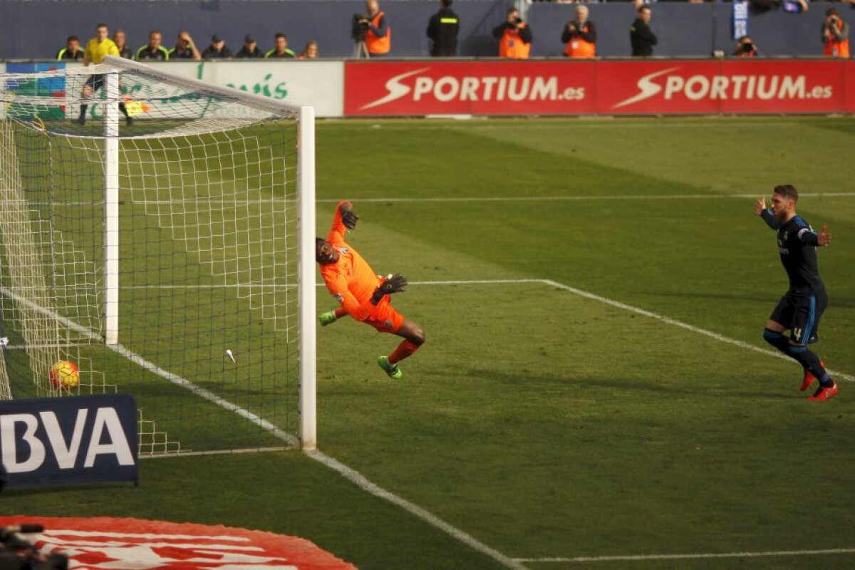 VIDEO Real Madrid s-a chinuit cu Malaga » Ronaldo a marcat un gol dintr-un ofsaid imens și a ratat un penalty