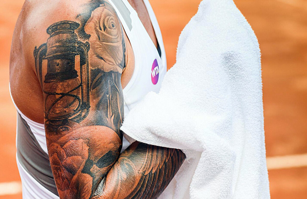 Braţul pictat » Cine e jucătoarea de tenis din circuitul WTA cu cele mai expresive tatuaje 