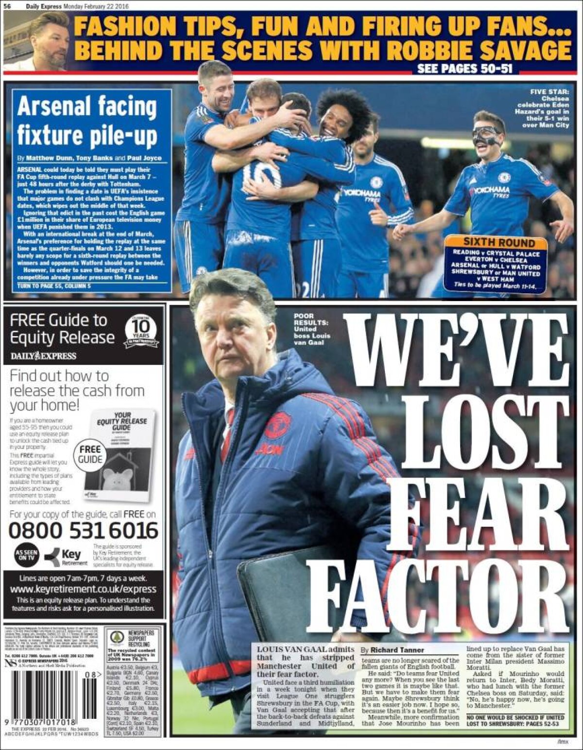 Ce scriu azi ziarele de sport din lume (22 februarie 2016)