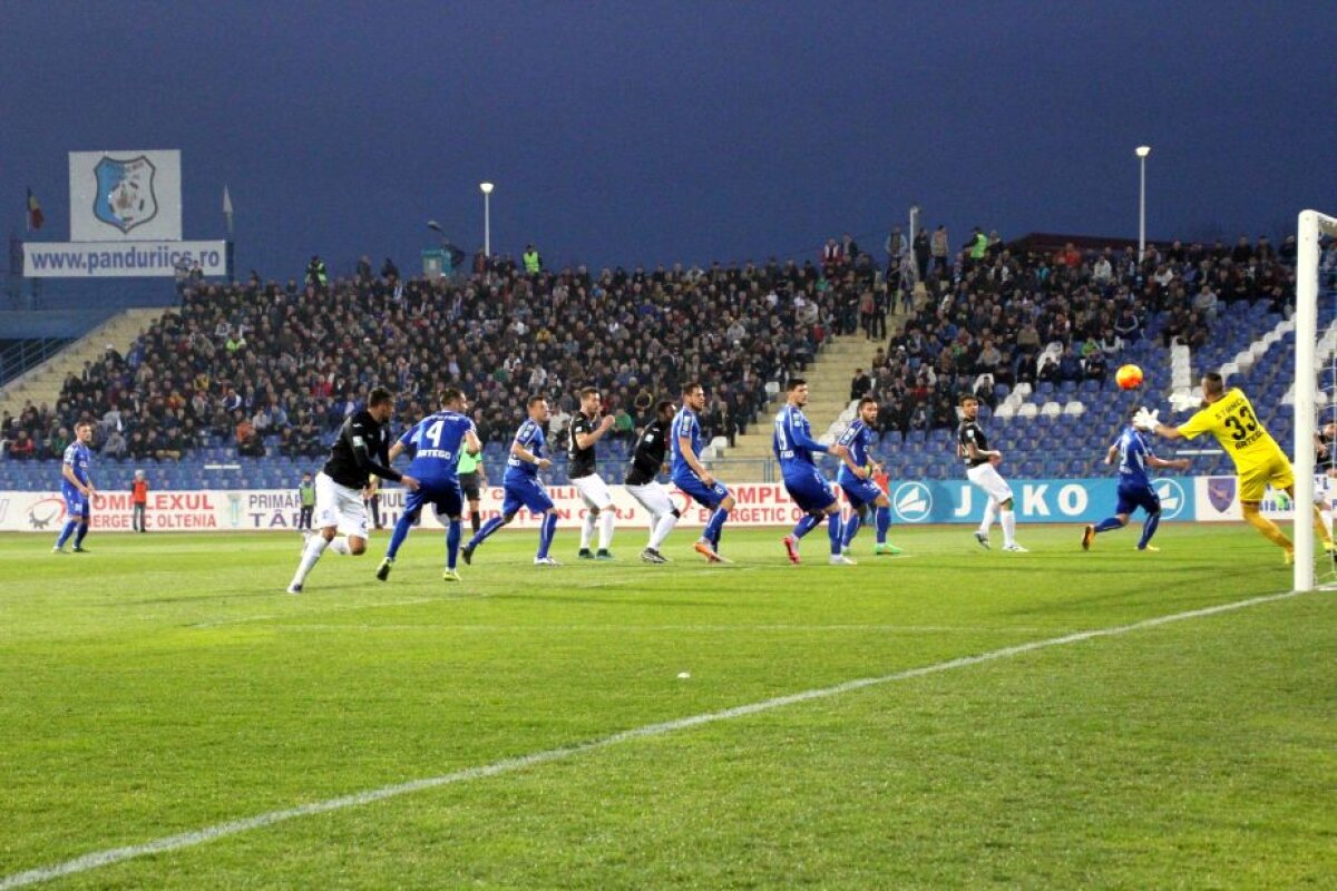 FOTO + VIDEO » Derby-ul Olteniei s-a încheiat la egalitate: Pandurii - CSU Craiova 1-1 » Craiovenii nu mai au nicio șansă de a prinde play-off-ul