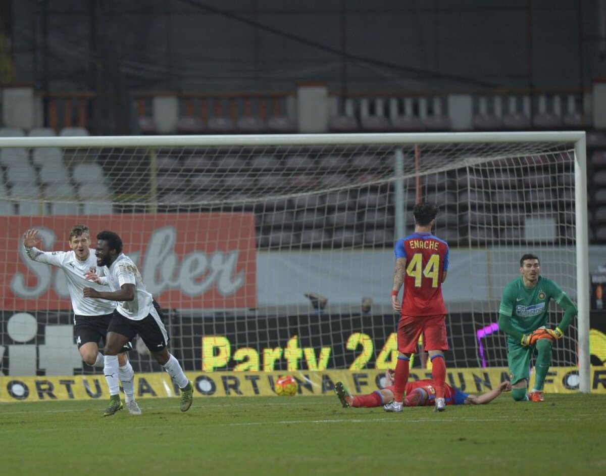 FOTO + VIDEO » FC Voluntari - Steaua 3-1 » "Groapa" blestemată » Golurile senzaționale a lui Kone au umilit campioana