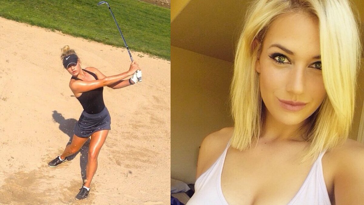 VIDEO&FOTO Curaj sau nebunie!? Cum a încercat un bărbat să o impresioneze pe cea mai sexy jucătoare de golf