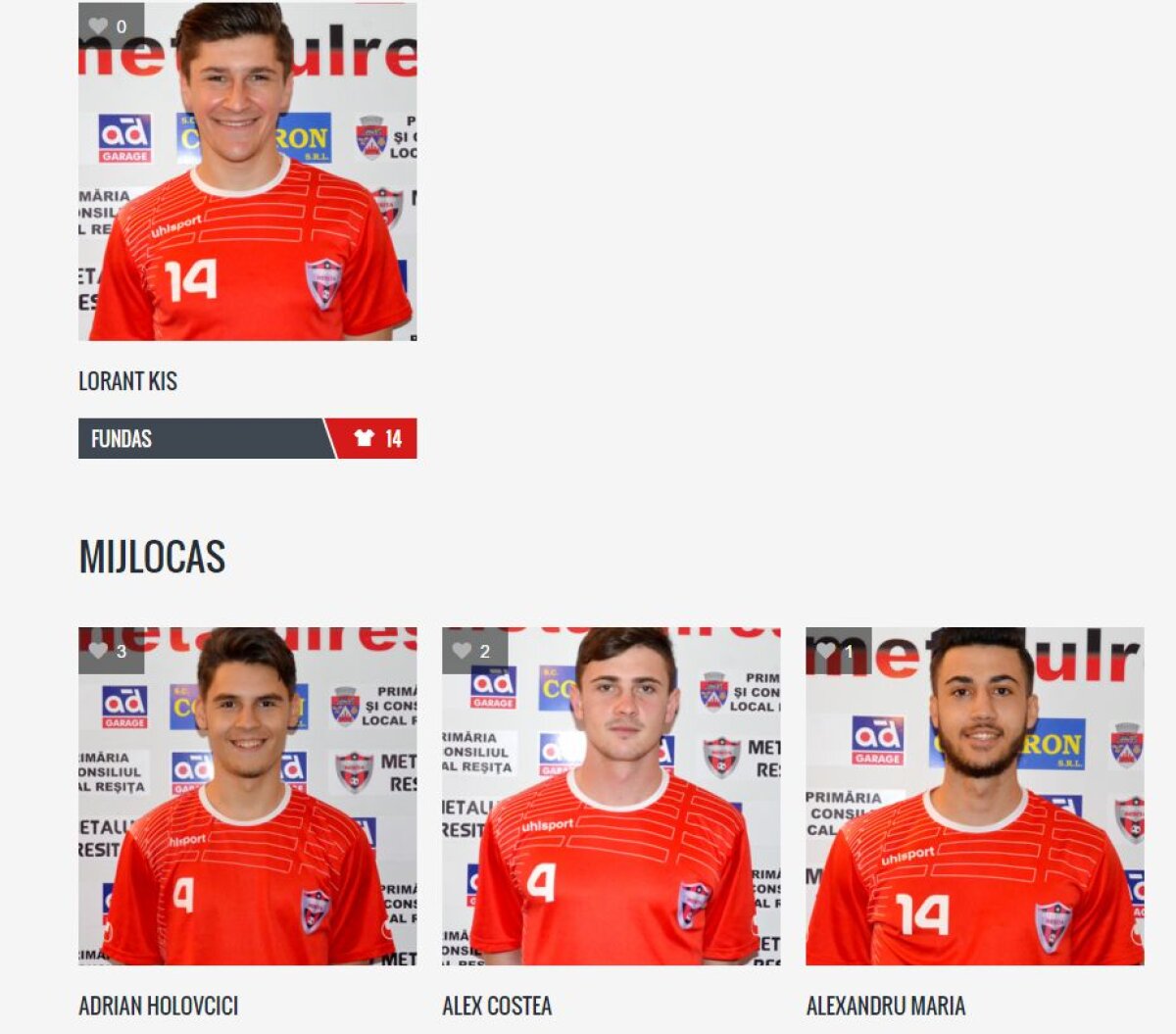 FOTO Ce vezi în neregulă în această poză? Prezentare originală a jucătorilor pe site-ul unei divizionare B