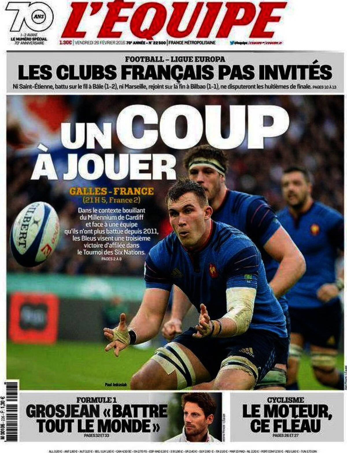 Ce scriu azi ziarele de sport din lume (26 februarie 2016)