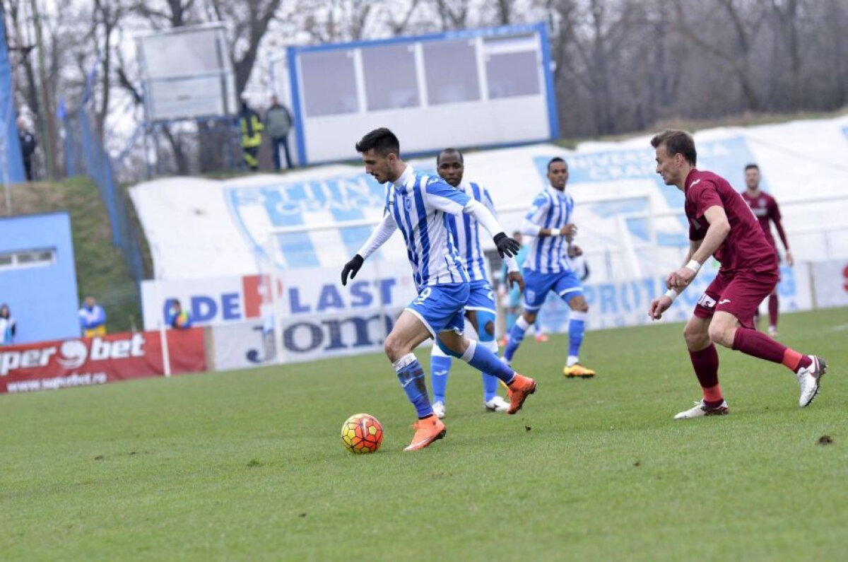 FOTO + VIDEO CSU Craiova - CFR Cluj 0-1 » Ardelenii au câștigat grație golului din minutul 80