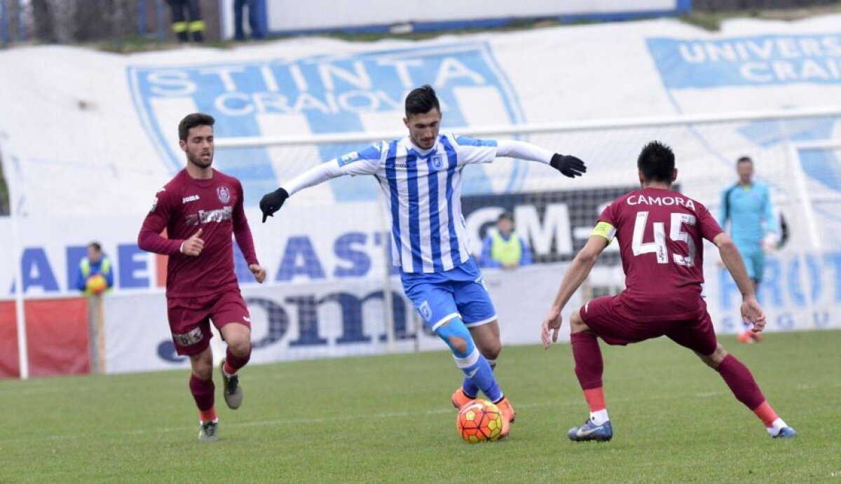 FOTO + VIDEO CSU Craiova - CFR Cluj 0-1 » Ardelenii au câștigat grație golului din minutul 80