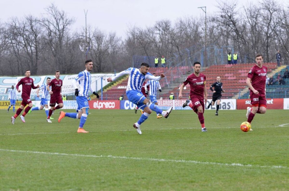 FOTO + VIDEO CSU Craiova - CFR Cluj 0-1 » Ardelenii au câștigat grație golului din minutul 80
