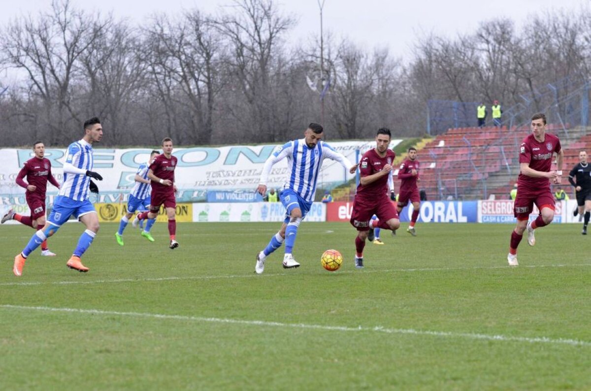 FOTO + VIDEO CSU Craiova - CFR Cluj 0-1 » Ardelenii au câștigat grație golului din minutul 80