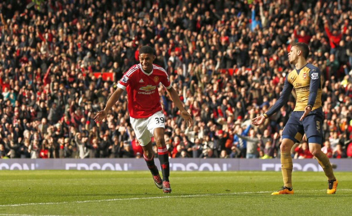 FOTO + VIDEO Manchester United - Arsenal 3-2 » Puștiul Rashford a făcut din nou spectacol pe "Old Trafford"