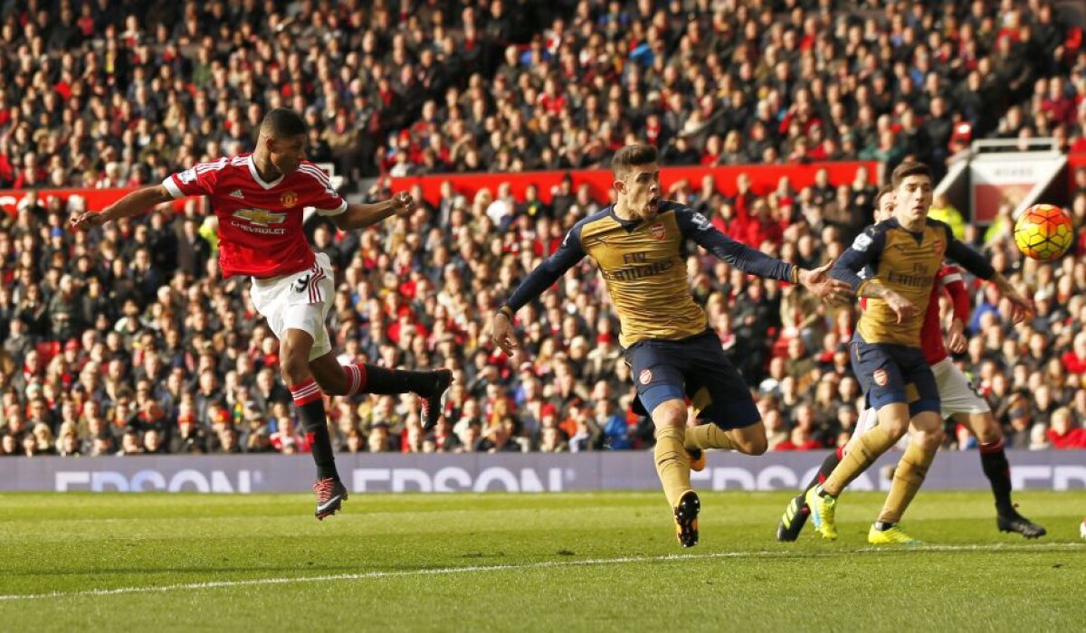 FOTO + VIDEO Manchester United - Arsenal 3-2 » Puștiul Rashford a făcut din nou spectacol pe "Old Trafford"