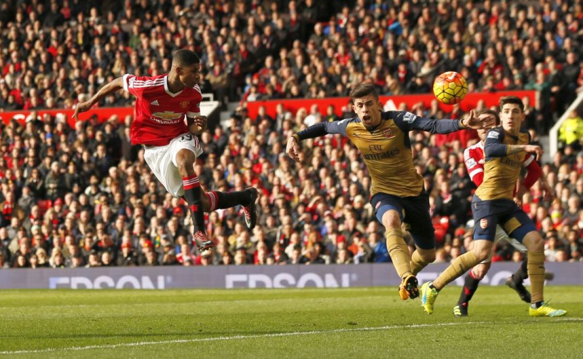 FOTO + VIDEO Manchester United - Arsenal 3-2 » Puștiul Rashford a făcut din nou spectacol pe "Old Trafford"