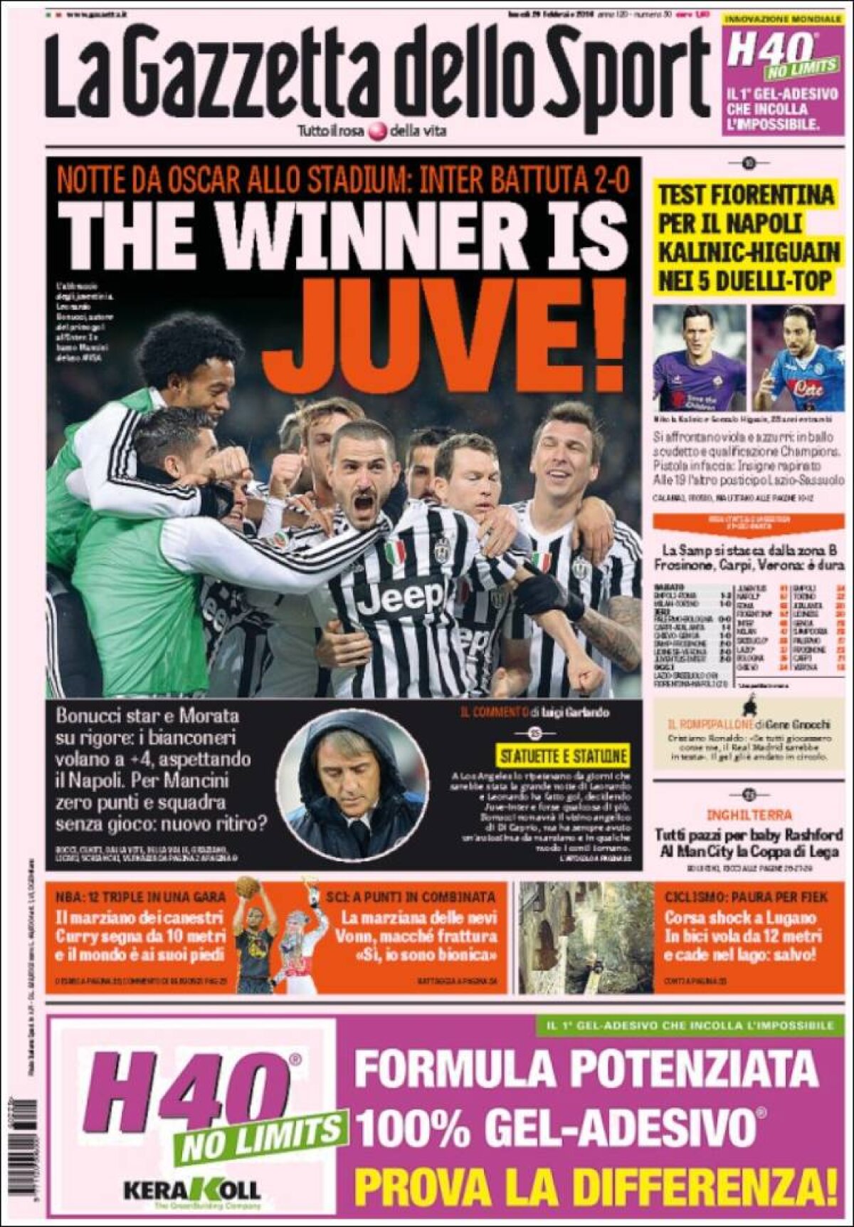 Ce scriu azi ziarele de sport din lume (29 februarie 2016)