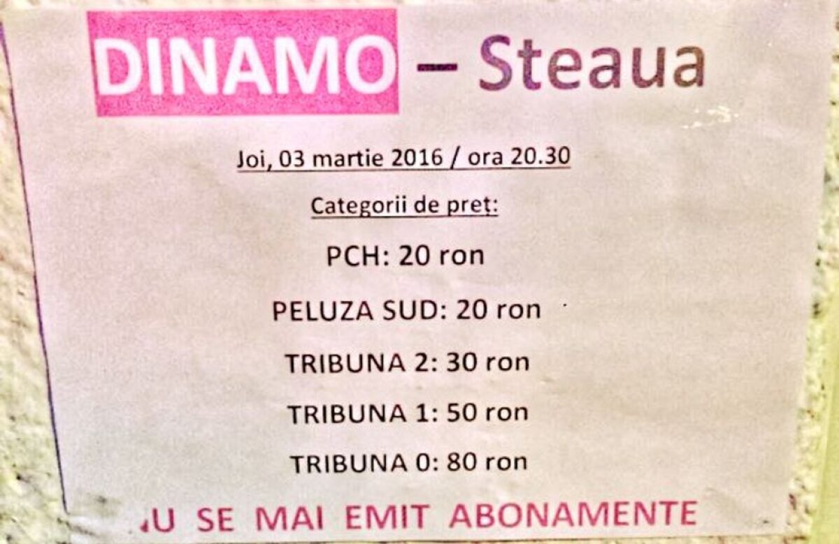 Scrisoarea unui fan dezamăgit de managementul de la Dinamo: "Mă simt jignit. Ar trebui să fie intrarea liberă la toate meciurile!"