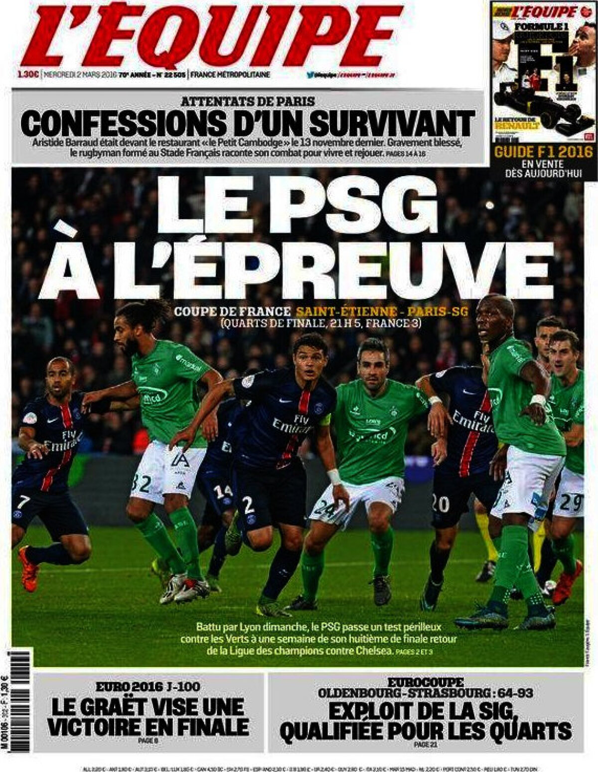 Ce scriu azi ziarele de sport din lume (2 martie 2016)