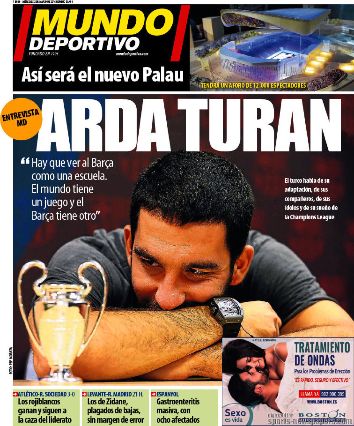 Ce scriu azi ziarele de sport din lume (2 martie 2016)