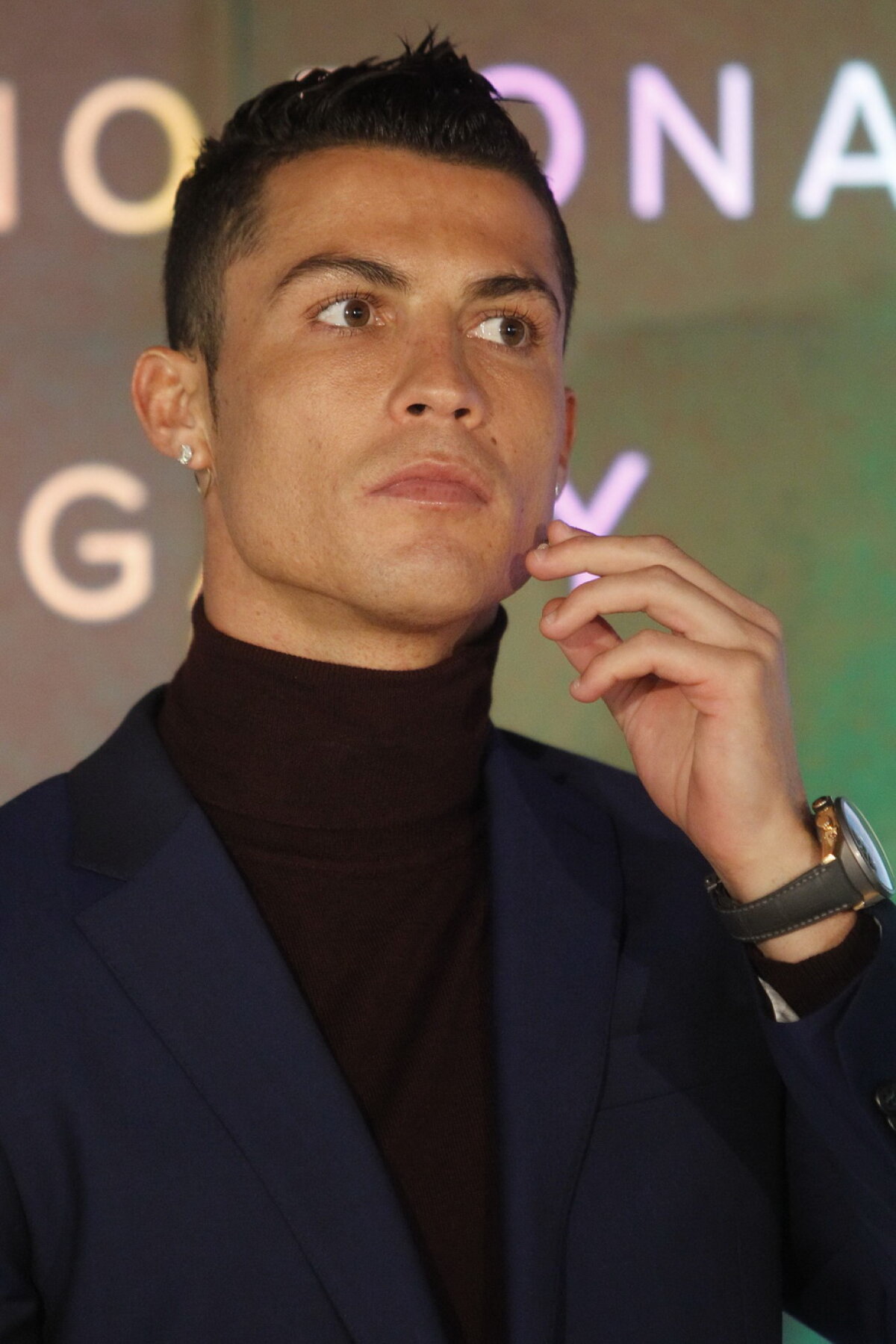 FOTO » Cristiano Ronaldo și-a lansat parfumul la Madrid
