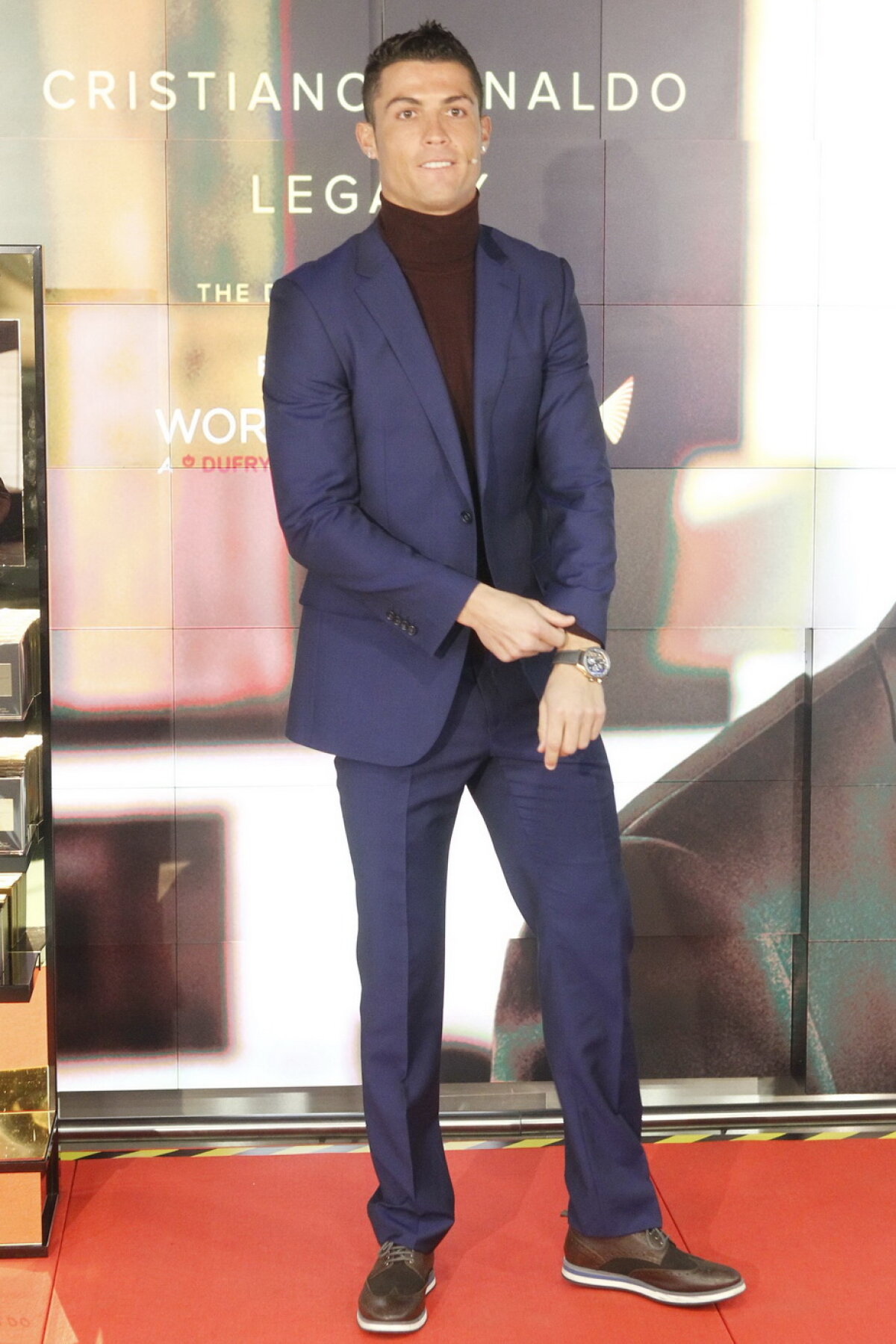 FOTO » Cristiano Ronaldo și-a lansat parfumul la Madrid