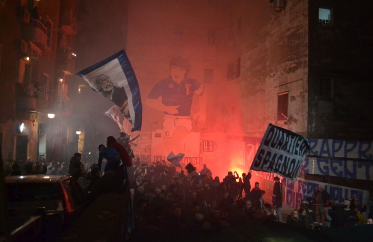 VIDEO+FOTO Imagini fabuloase din Napoli » A fost restaurată o pictură murală cu Maradona: "Nu mai deschid niciodată geamul!" :)