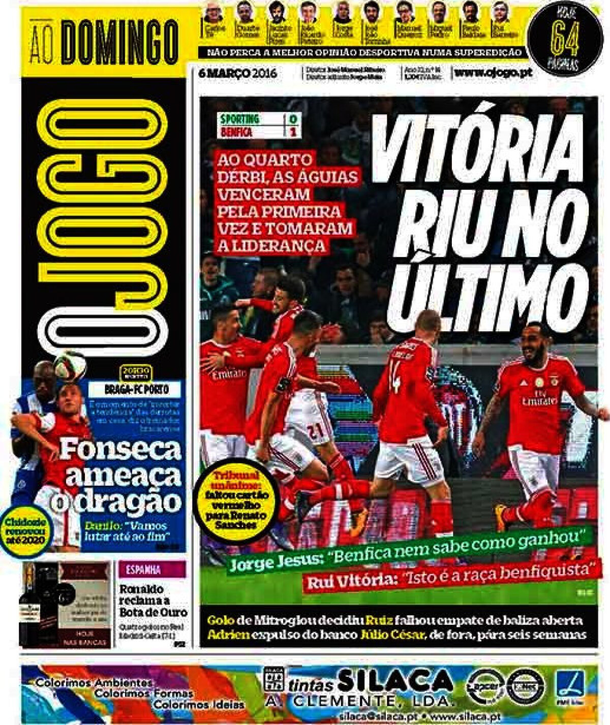 Ce scriu azi ziarele de sport din lume (6 martie 2016)