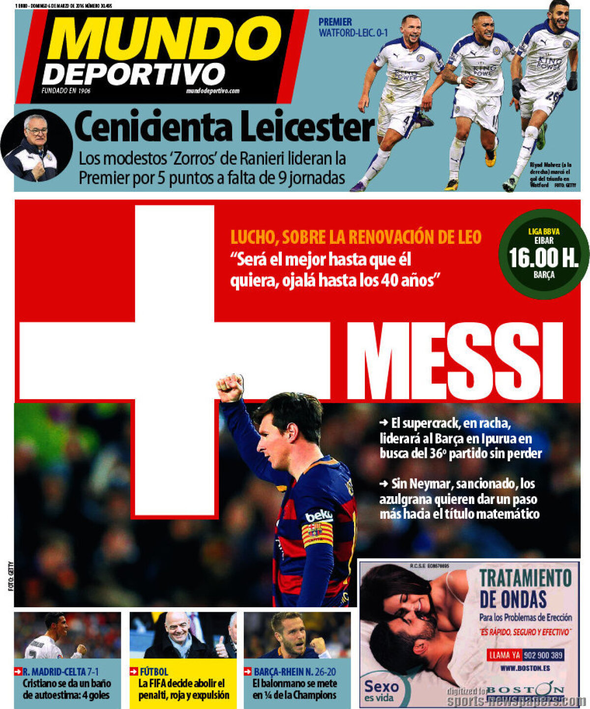 Ce scriu azi ziarele de sport din lume (6 martie 2016)