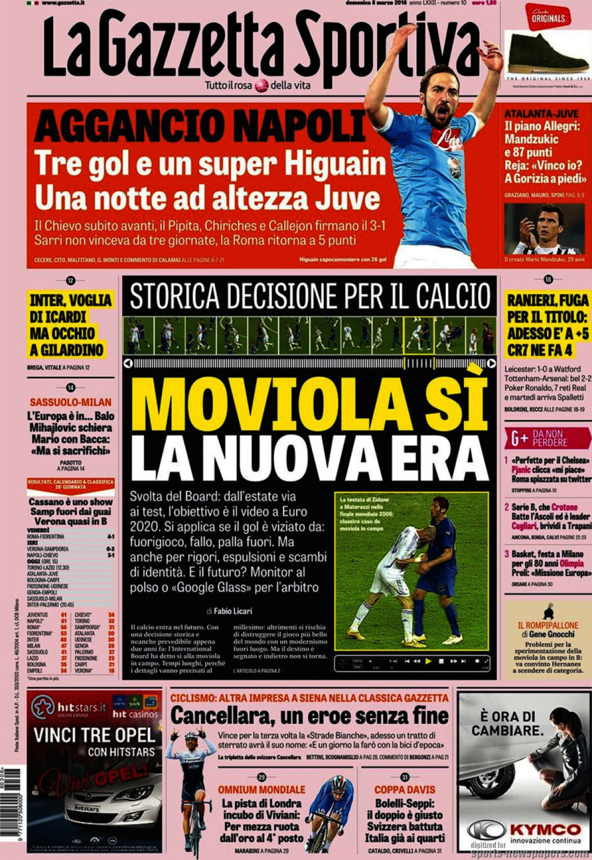 Ce scriu azi ziarele de sport din lume (6 martie 2016)