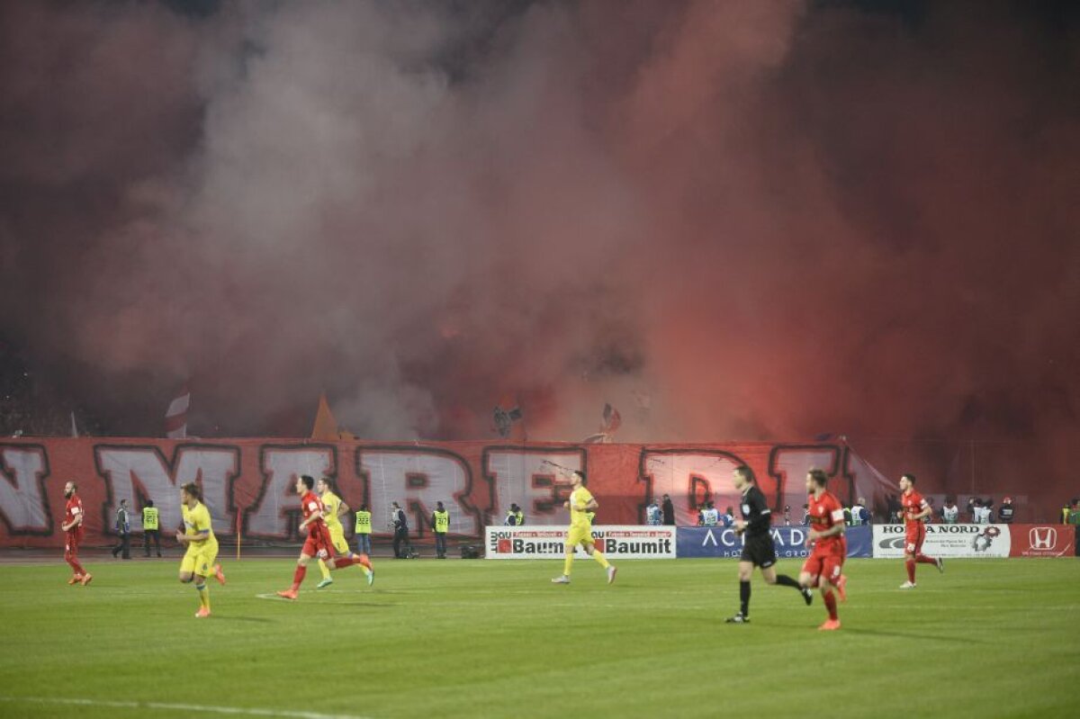 VIDEO + FOTO Derby din nou! Spectacol pirotehnic la Derby de România
