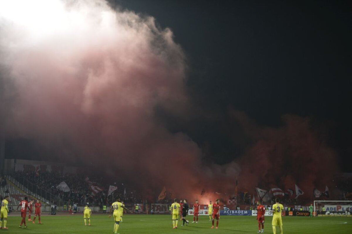 VIDEO + FOTO Derby din nou! Spectacol pirotehnic la Derby de România