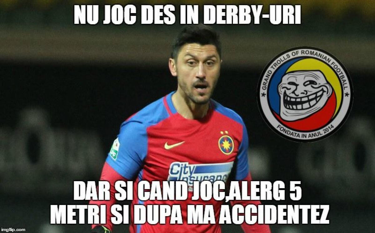 FOTO Cum se amuză fanii pe net după egalul din Derby de România » Filip, Tamaș și Niță, eroii meme-urilor