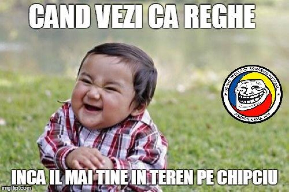 FOTO Cum se amuză fanii pe net după egalul din Derby de România » Filip, Tamaș și Niță, eroii meme-urilor