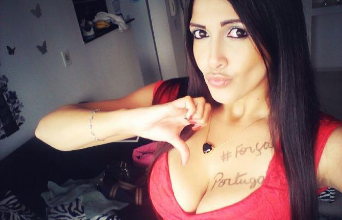 GALERIE FOTO Ea e cea mai hot fană a lui Real Madrid! Imagini superbe de la o ședință foto