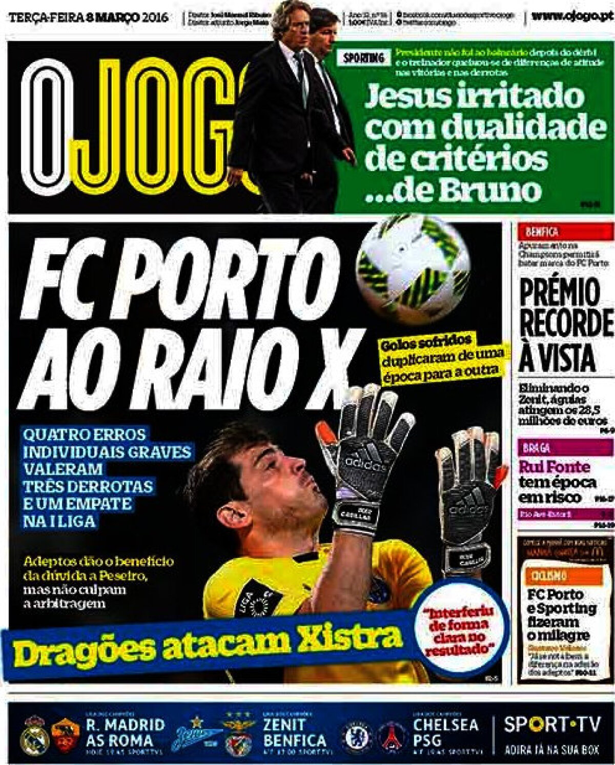 Ce scriu azi ziarele de sport din lume (8 martie 2016)