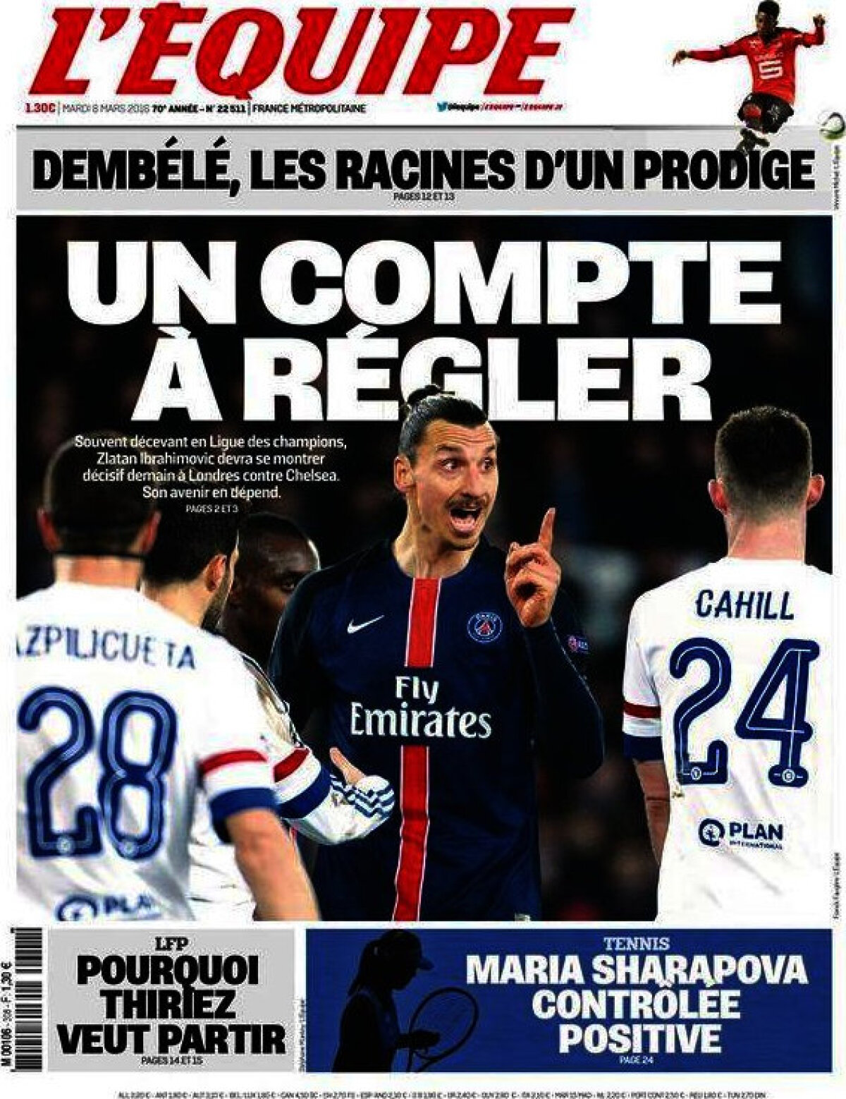 Ce scriu azi ziarele de sport din lume (8 martie 2016)