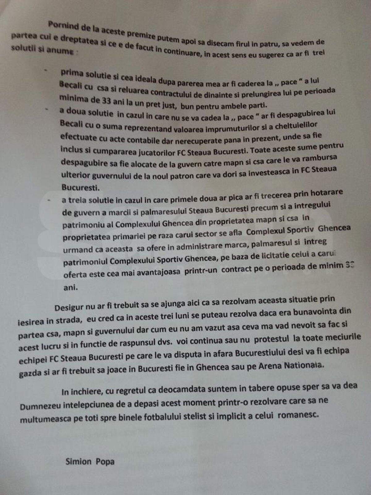 EXCLUSIV FOTO Suporterii Stelei au trecut la fapte » Gestul unui stelist care a fost astăzi în fața CSA-ului, MApN-ului și a Guvernului: "Vreau să vină și Peluza Nord"