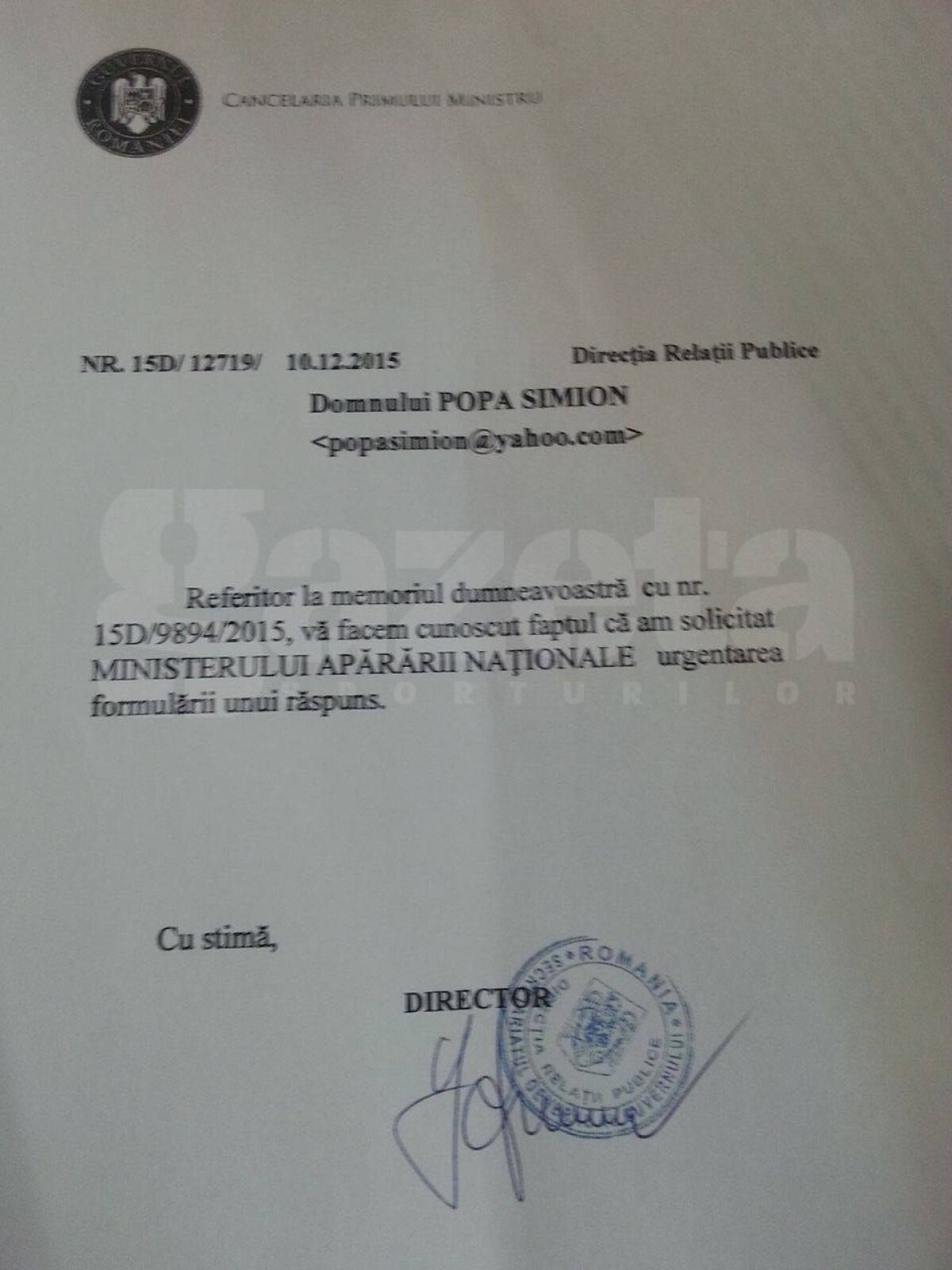 EXCLUSIV FOTO Suporterii Stelei au trecut la fapte » Gestul unui stelist care a fost astăzi în fața CSA-ului, MApN-ului și a Guvernului: "Vreau să vină și Peluza Nord"