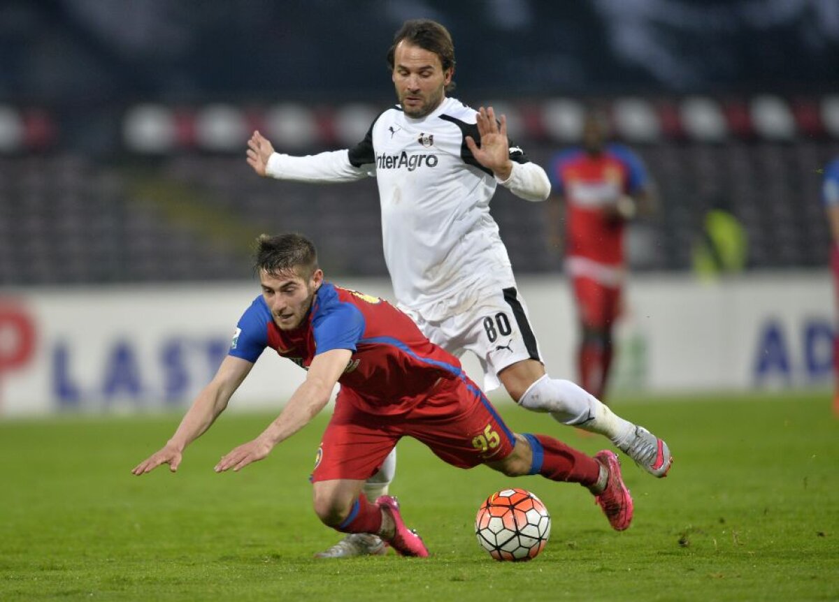 VIDEO+FOTO Șumudică a venit cu ghinionul! Steaua a câștigat turul semifinalelor Cupei Ligii cu Astra, 1-0