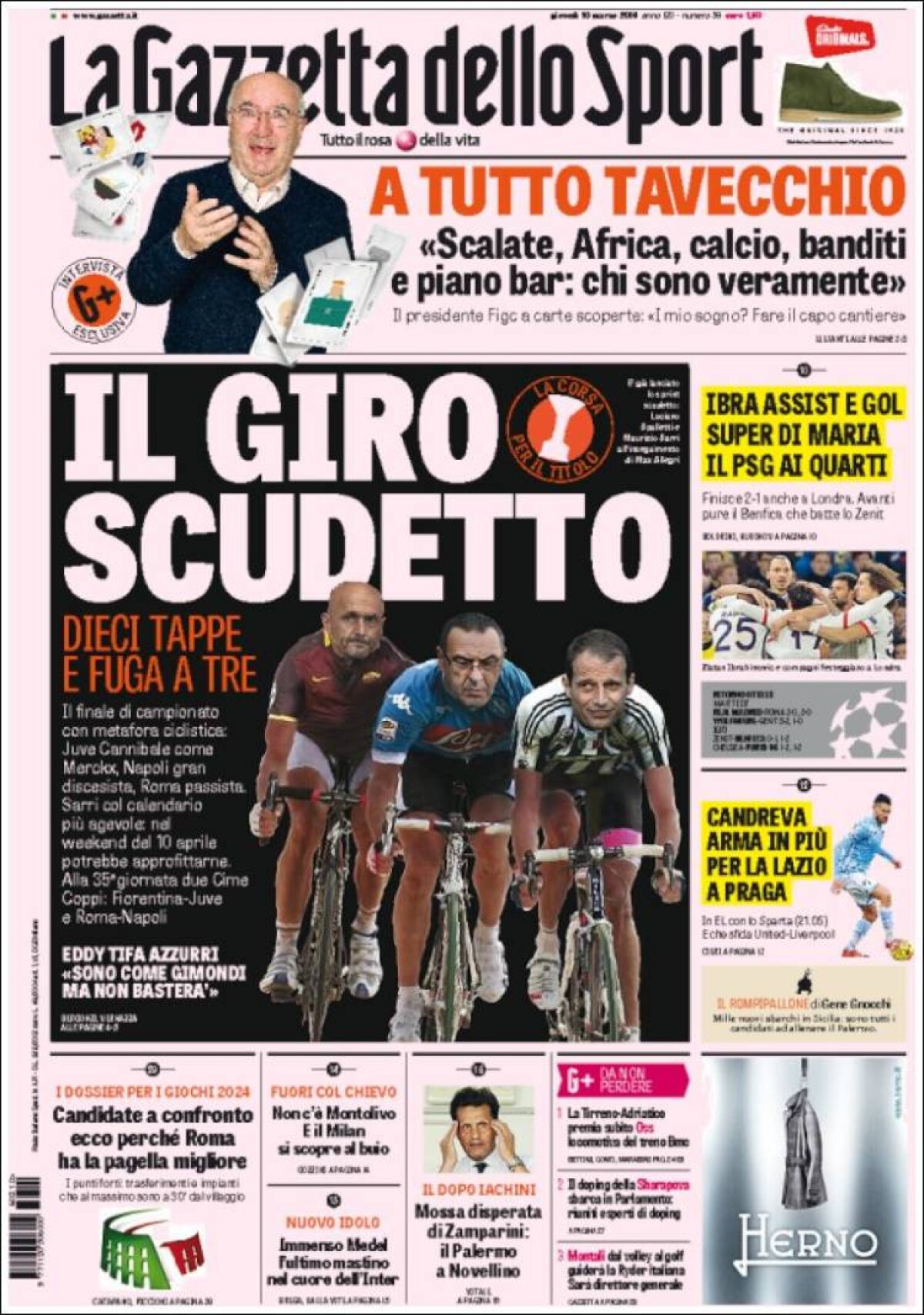 Ce scriu azi ziarele de sport din lume (10 martie 2016)