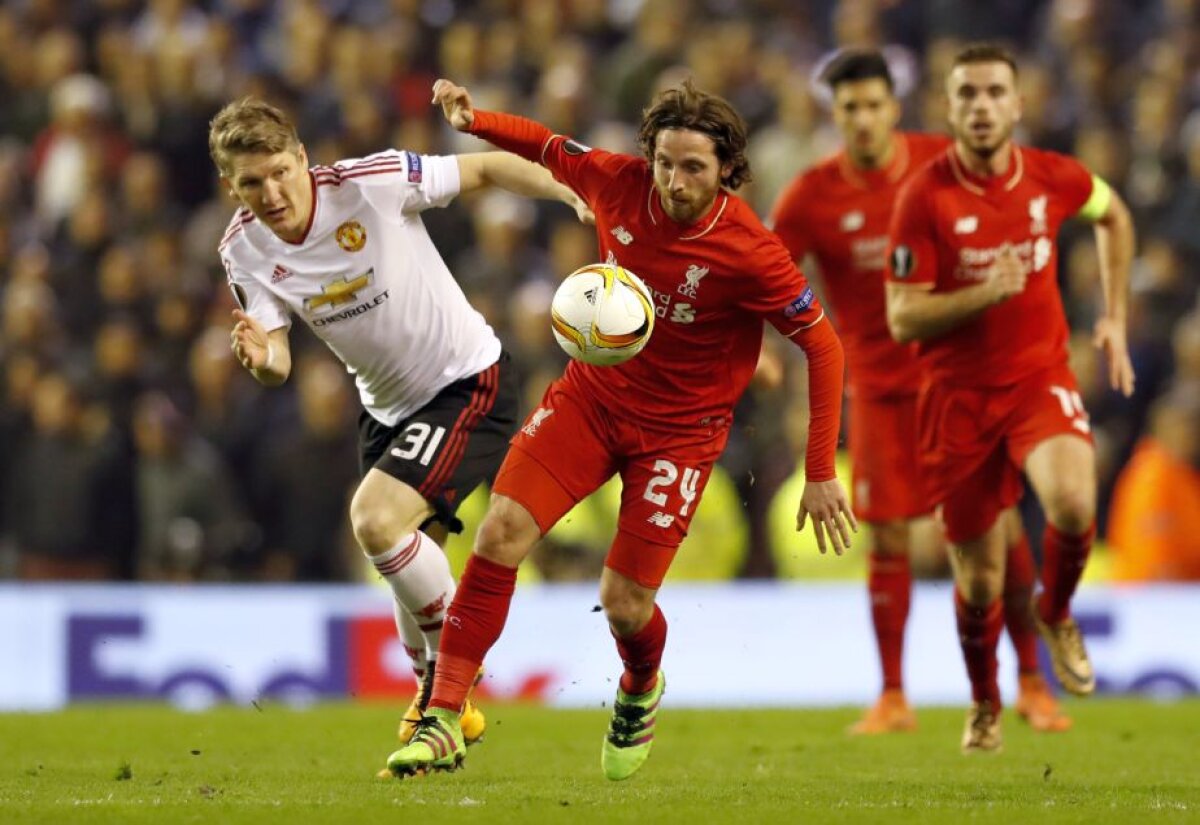 VIDEO+FOTO Liverpool a învins Manchester United și e la un pas de ”sferturile” Europa League » Vezi aici toate rezultatele din turul ”optimilor”