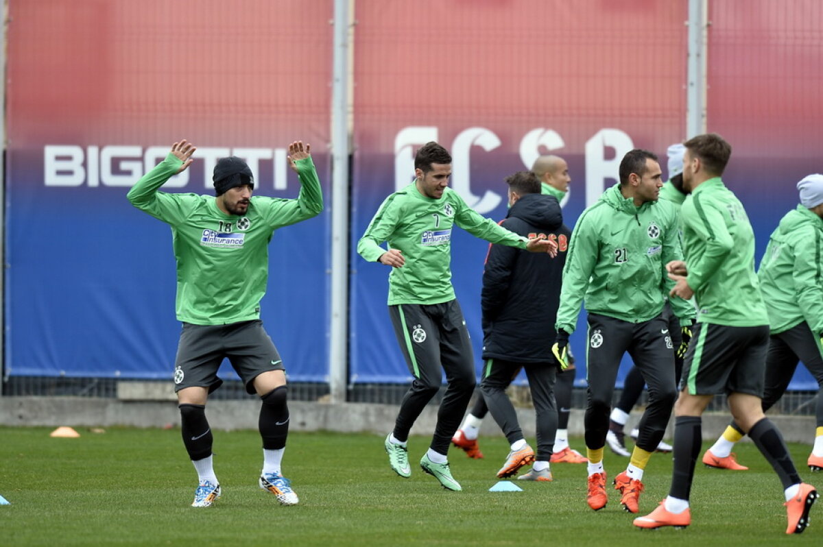 GALERIE FOTO + VIDEO Marica a lipsit de la antrenamentul Stelei » Reghe a avut un nou jucător la dispoziție