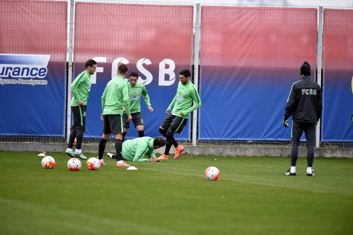 GALERIE FOTO + VIDEO Marica a lipsit de la antrenamentul Stelei » Reghe a avut un nou jucător la dispoziție