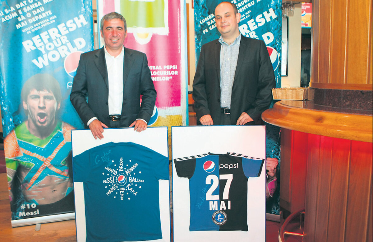 Călin Clej dezvăluie povestea și motivele parteneriatului dintre Pepsi și proiectele ”Regelui”: "Hagi e angajatul propriului vis"