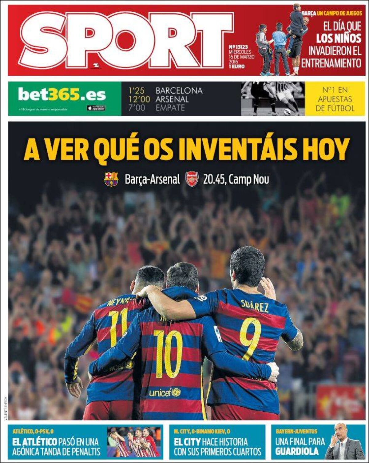 Ce scriu azi ziarele de sport din lume (16 martie 2016)